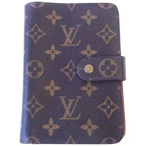 550134C V Louis Vuitton Wallet Porte Papier Bifold Zip Around Monogram